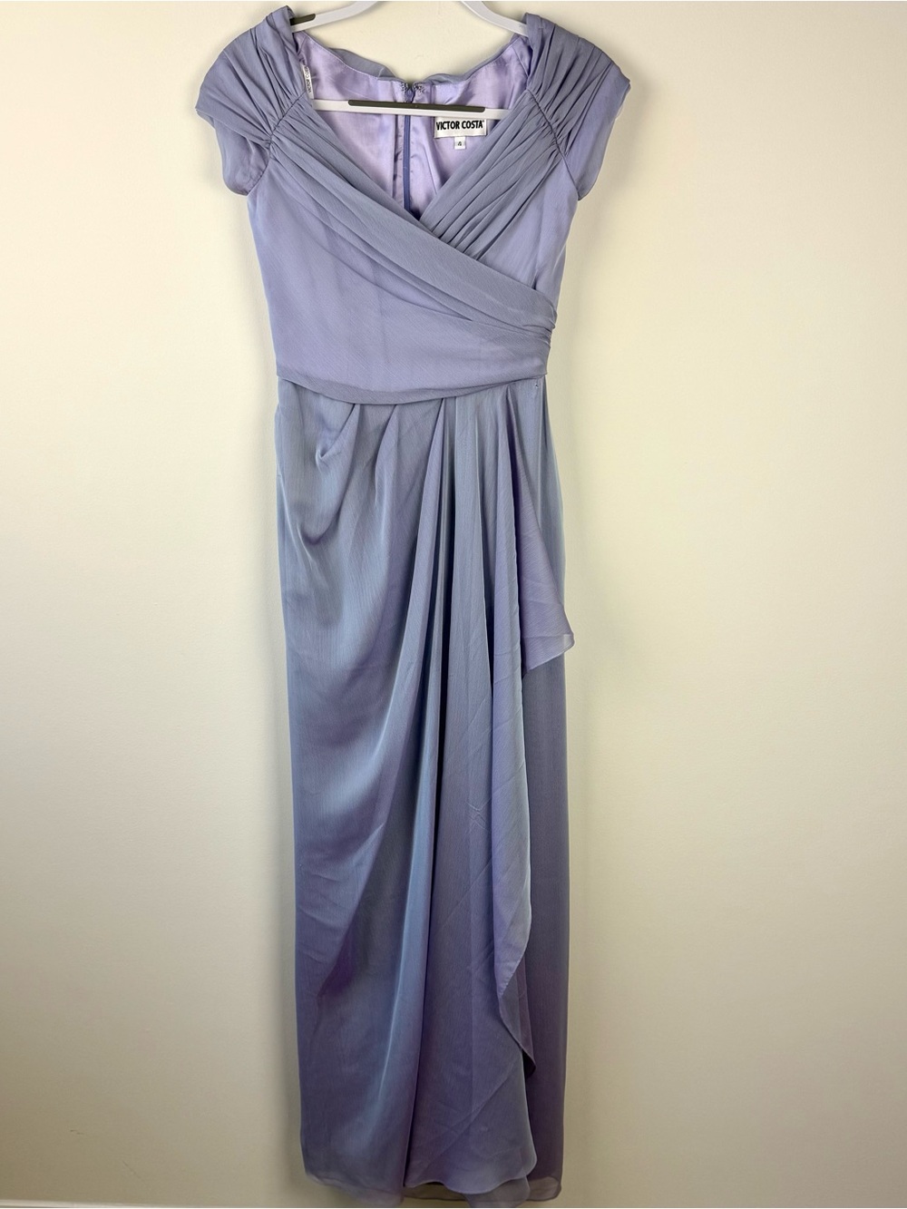 NWT Victor Costa Vintage Deadstock Purple Gown
